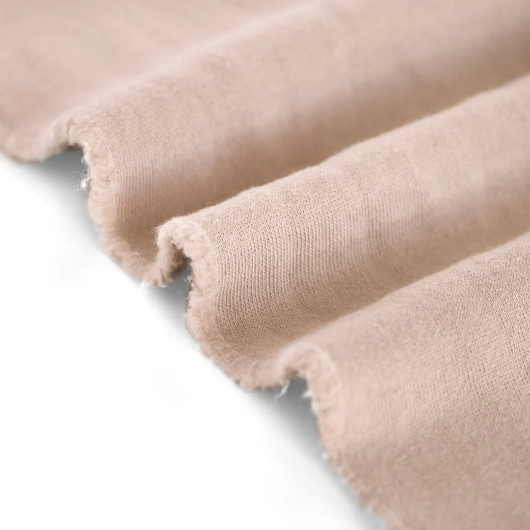 100% Organic Cotton Sweatshirt Fleece - Quartz