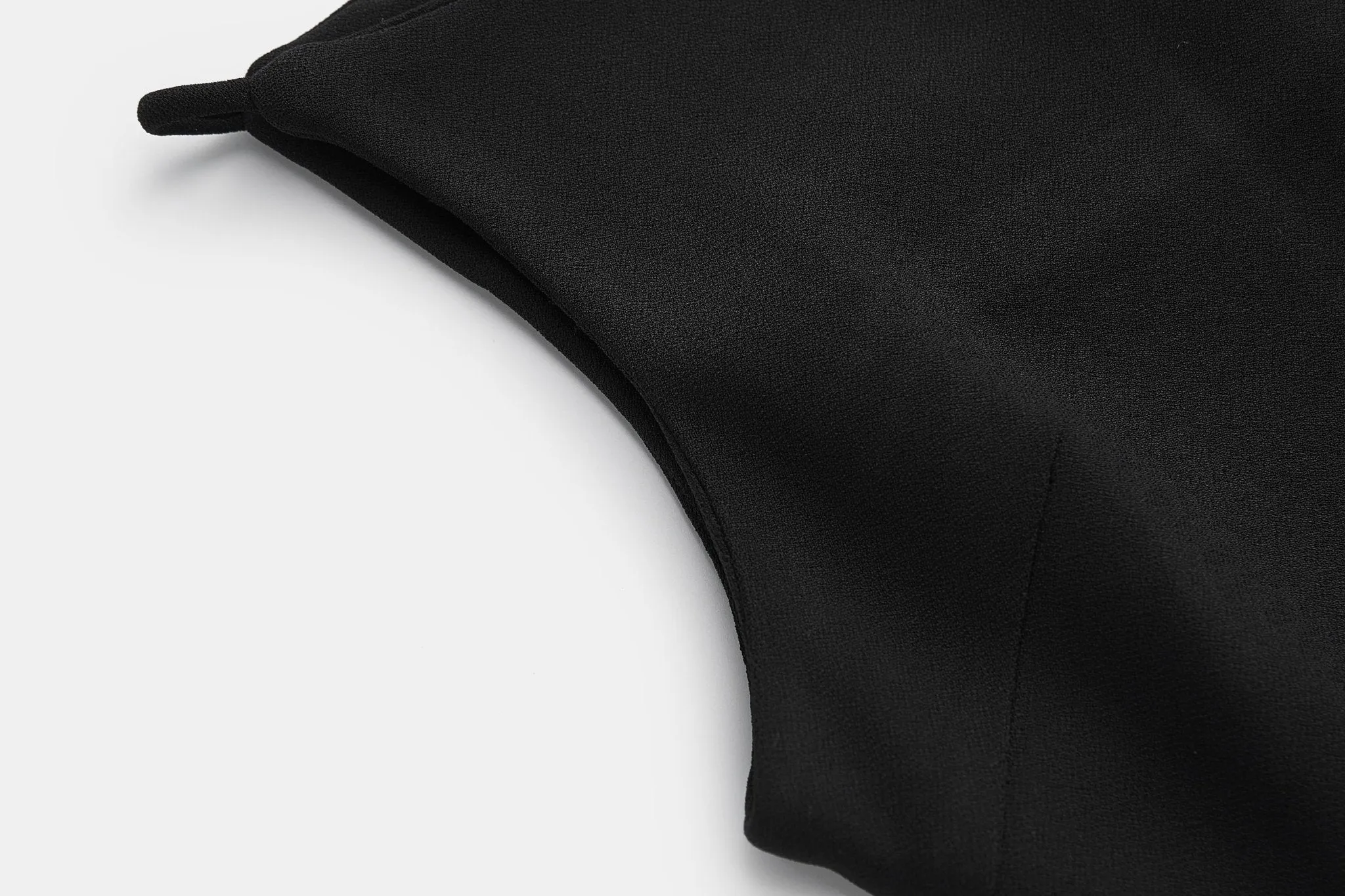 Black Slim Vest Dress