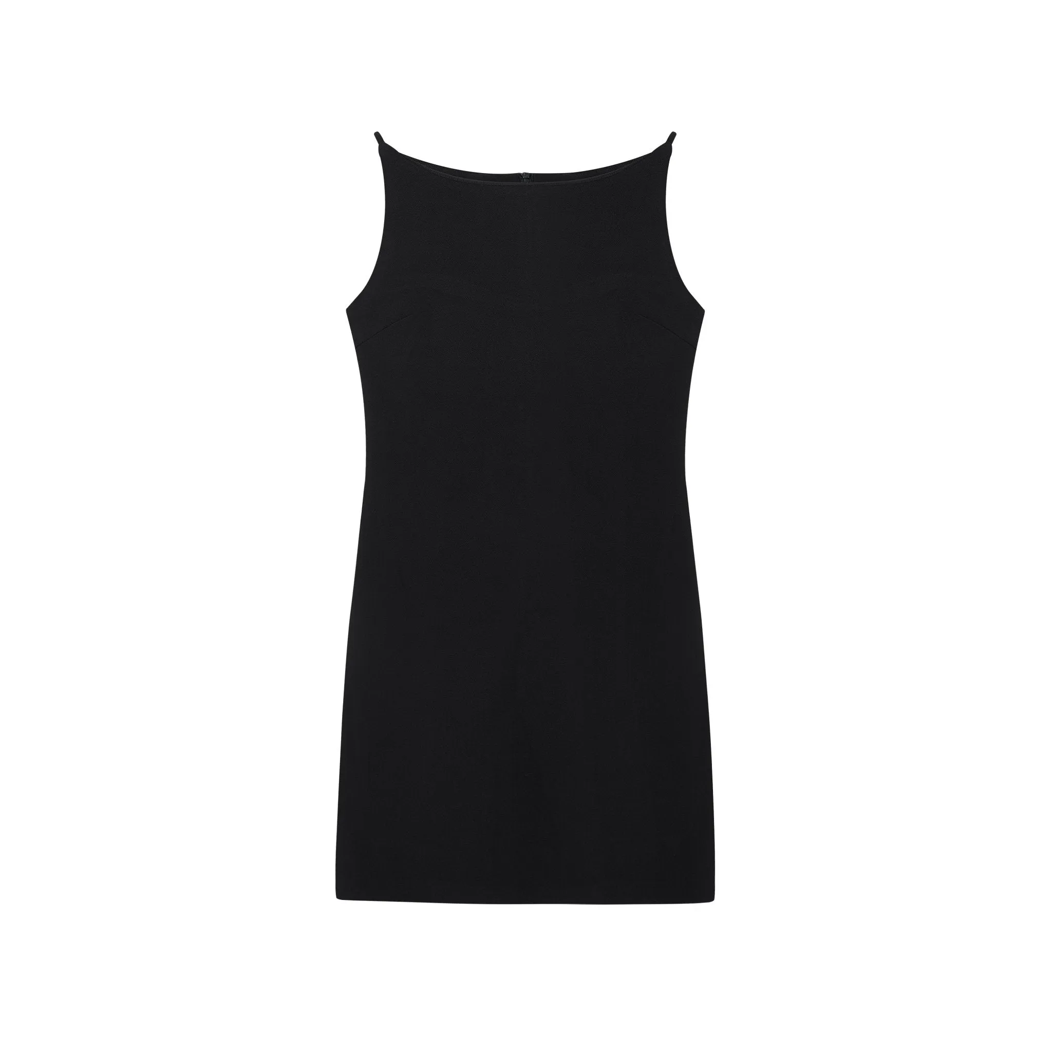 Black Slim Vest Dress