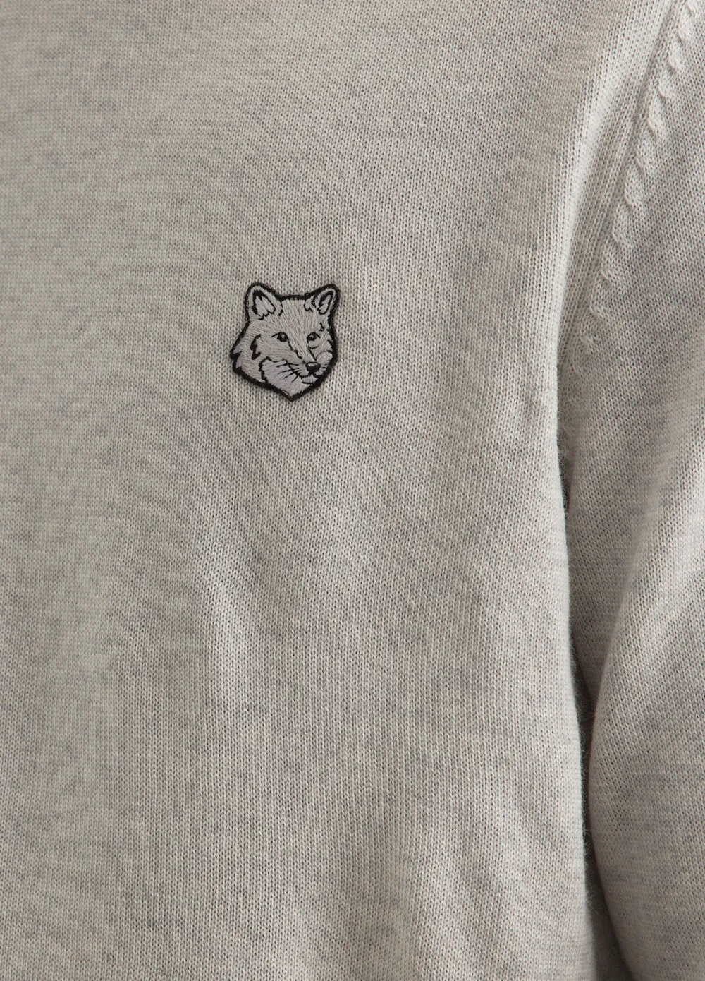Bold Fox Head Patch Regular Jumper