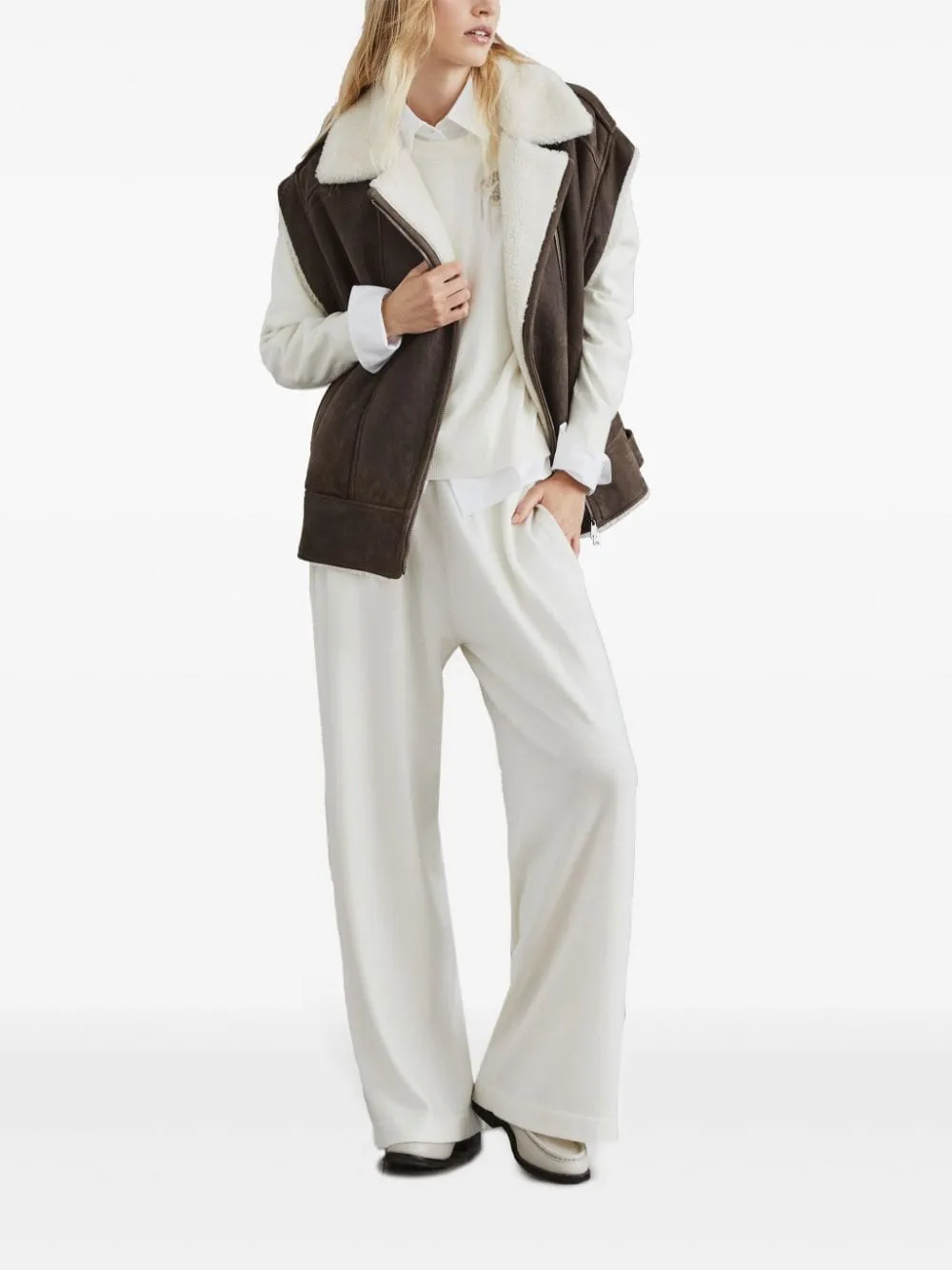 Cashmere Sweater With Embroidery
