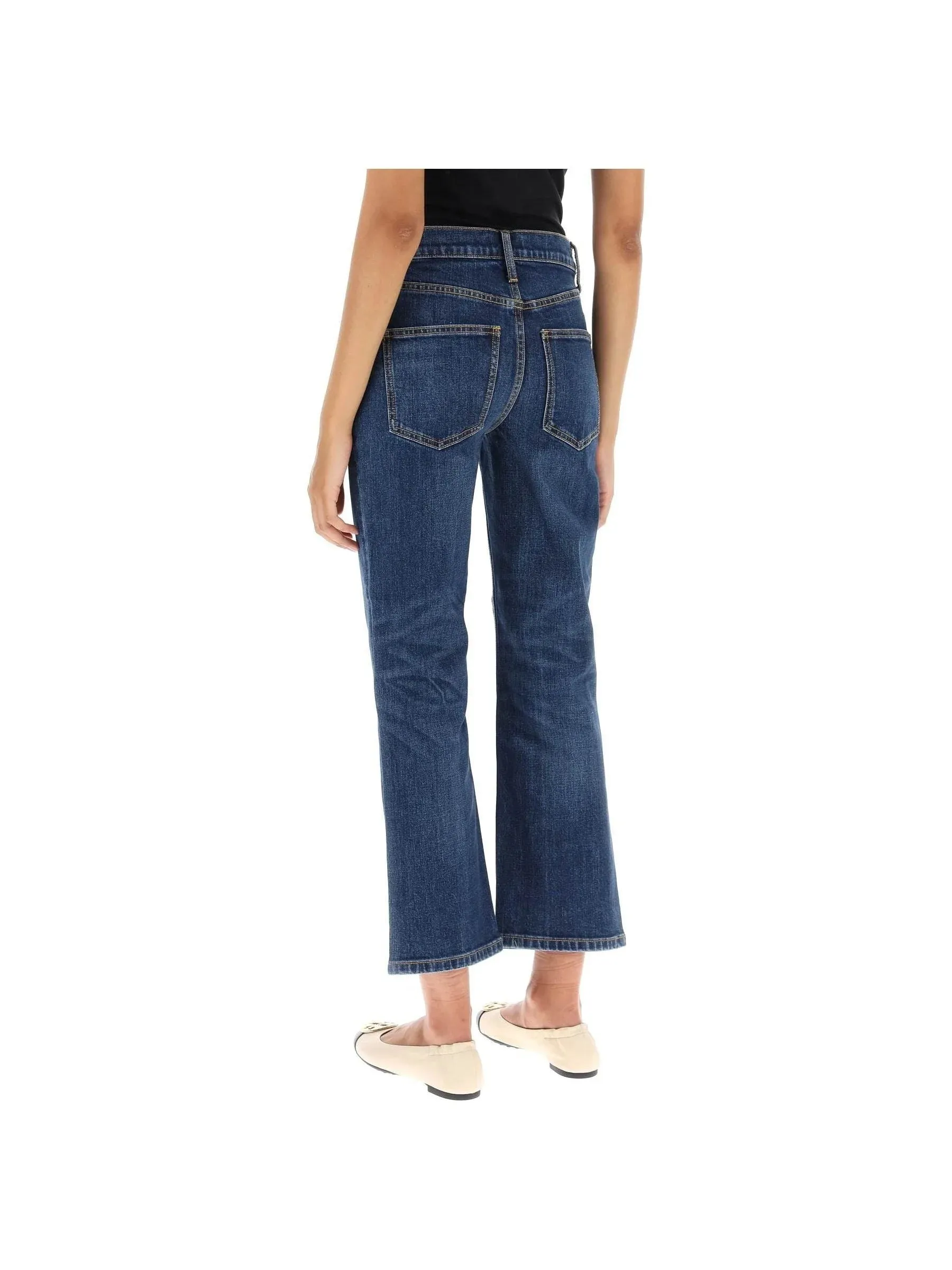 Cropped Flared Jeans