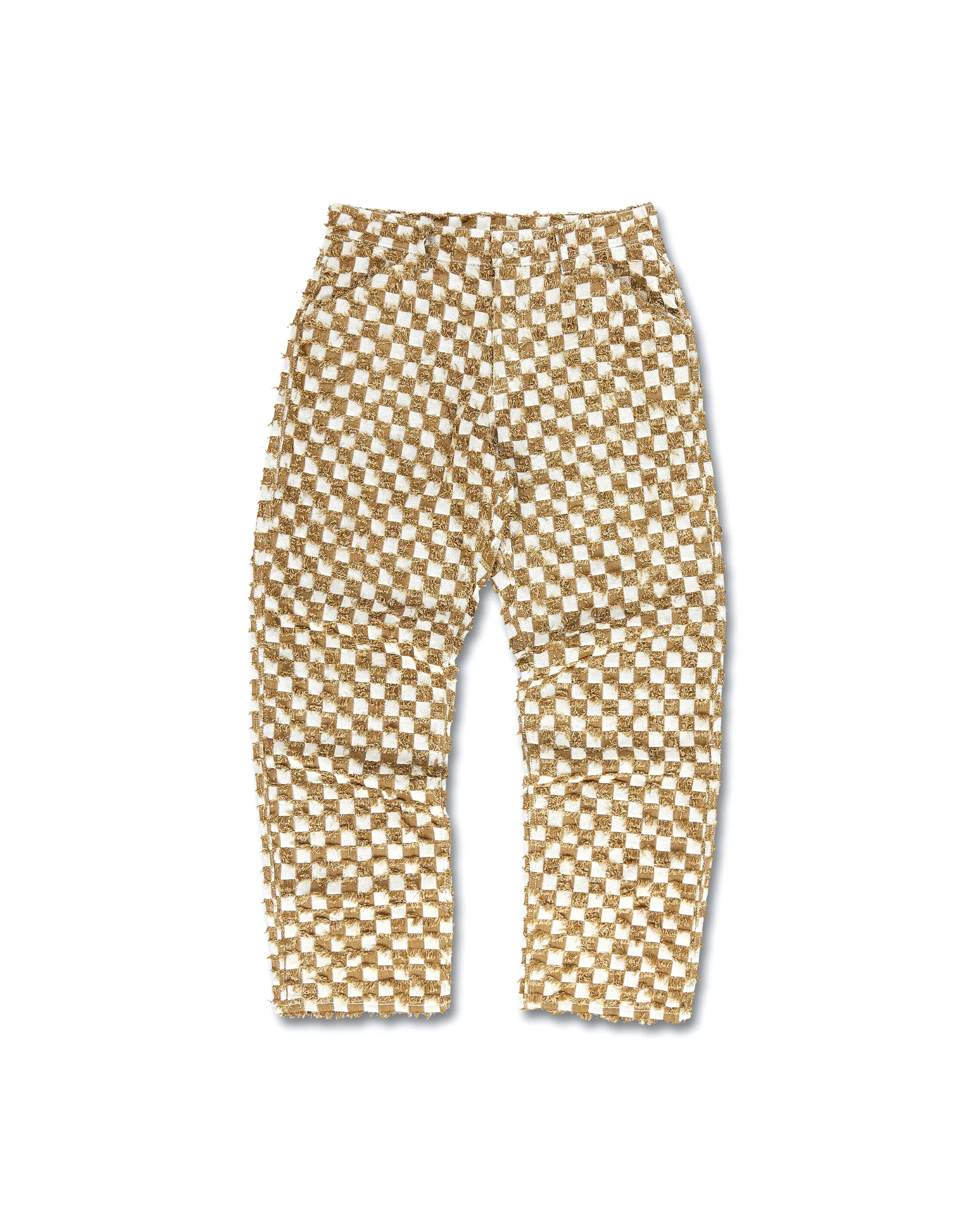 Curfew Checker Work Pants - Brown