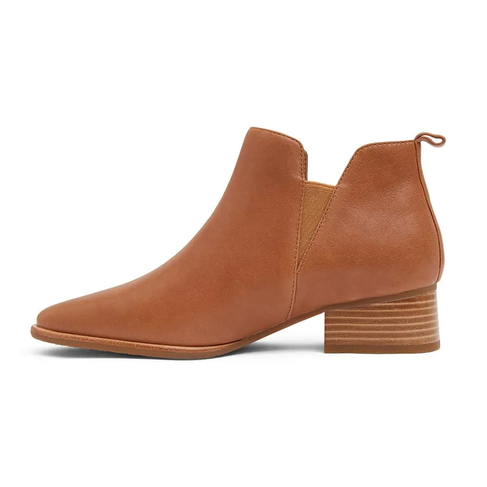 Demi Boot in Tan Leather