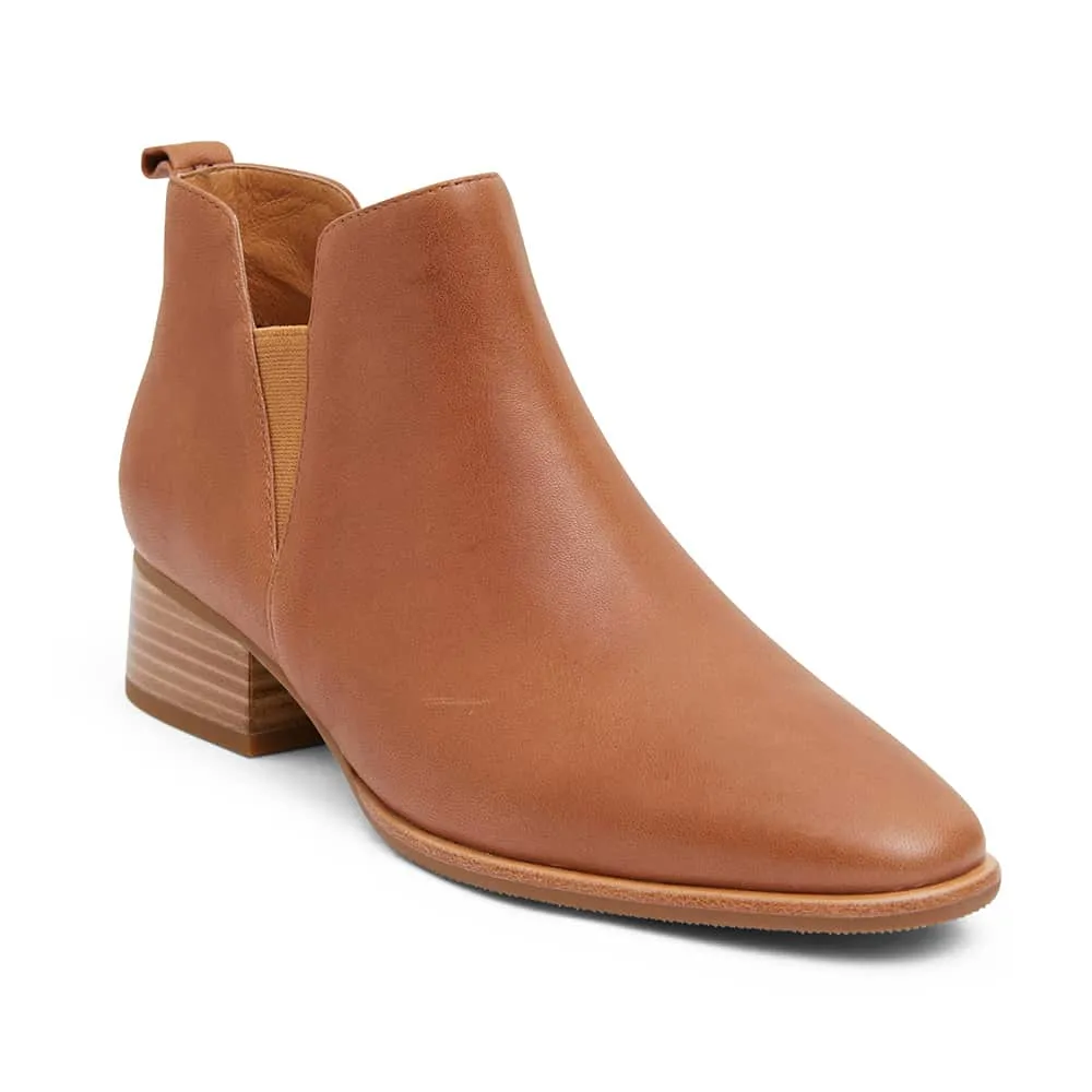 Demi Boot in Tan Leather