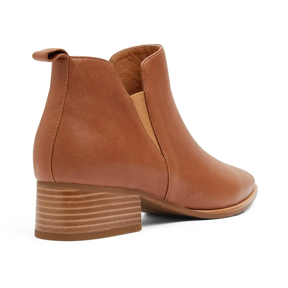 Demi Boot in Tan Leather