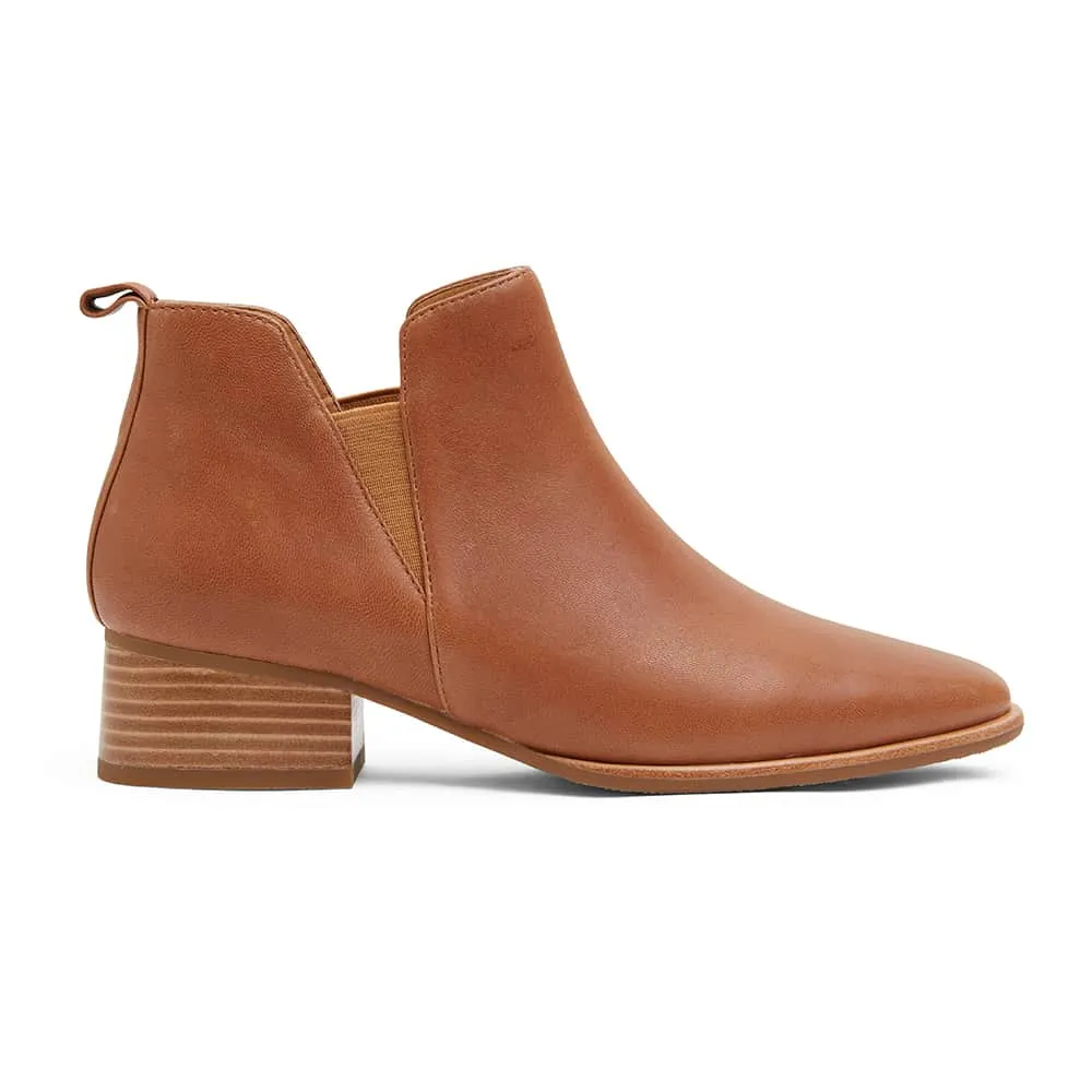 Demi Boot in Tan Leather