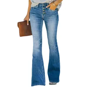 Flare High Waist Stretch Jeans