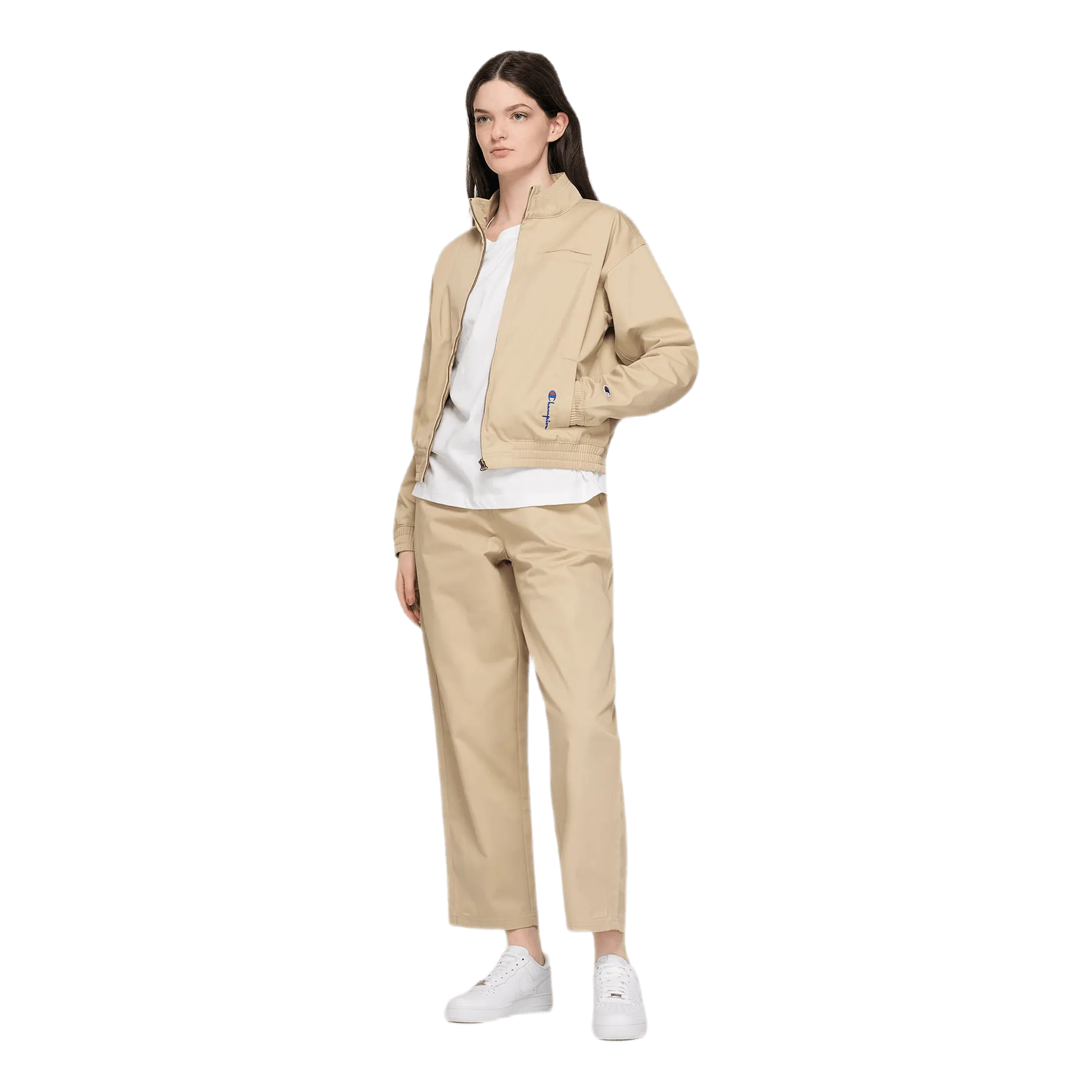 Full Zip Top Khaki