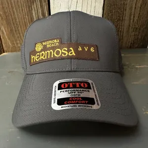 Hermosa Beach HERMOSA AVE - 6 Panel Low Profile Baseball Cap - Charcoal Grey