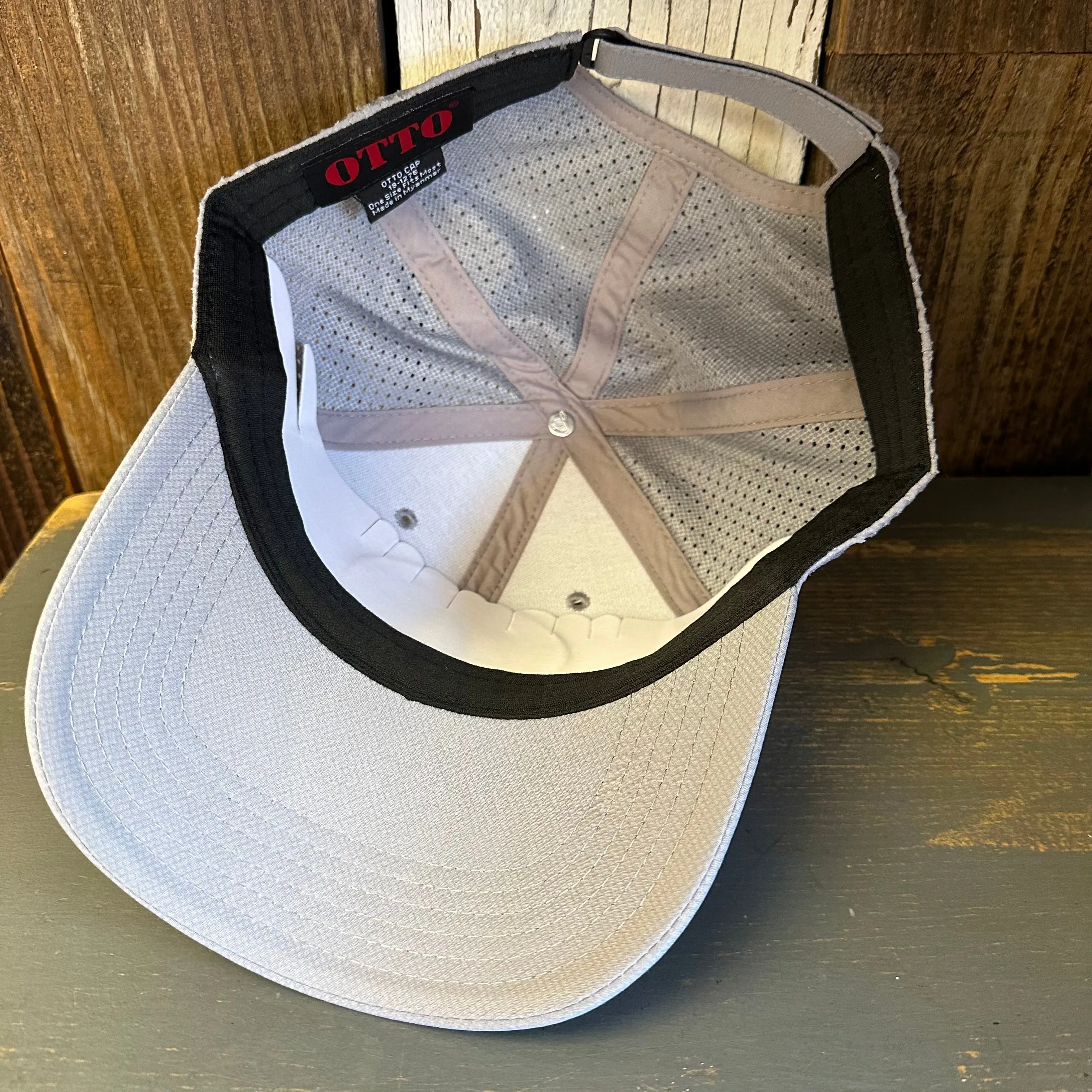 Hermosa Beach OBLIGATORY SUNSET - 6 Panel Low Profile Baseball Cap - Light Grey