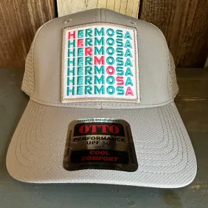 Hermosa Beach OCEAN DRIVE - 6 Panel Low Profile Baseball Cap - Light Grey