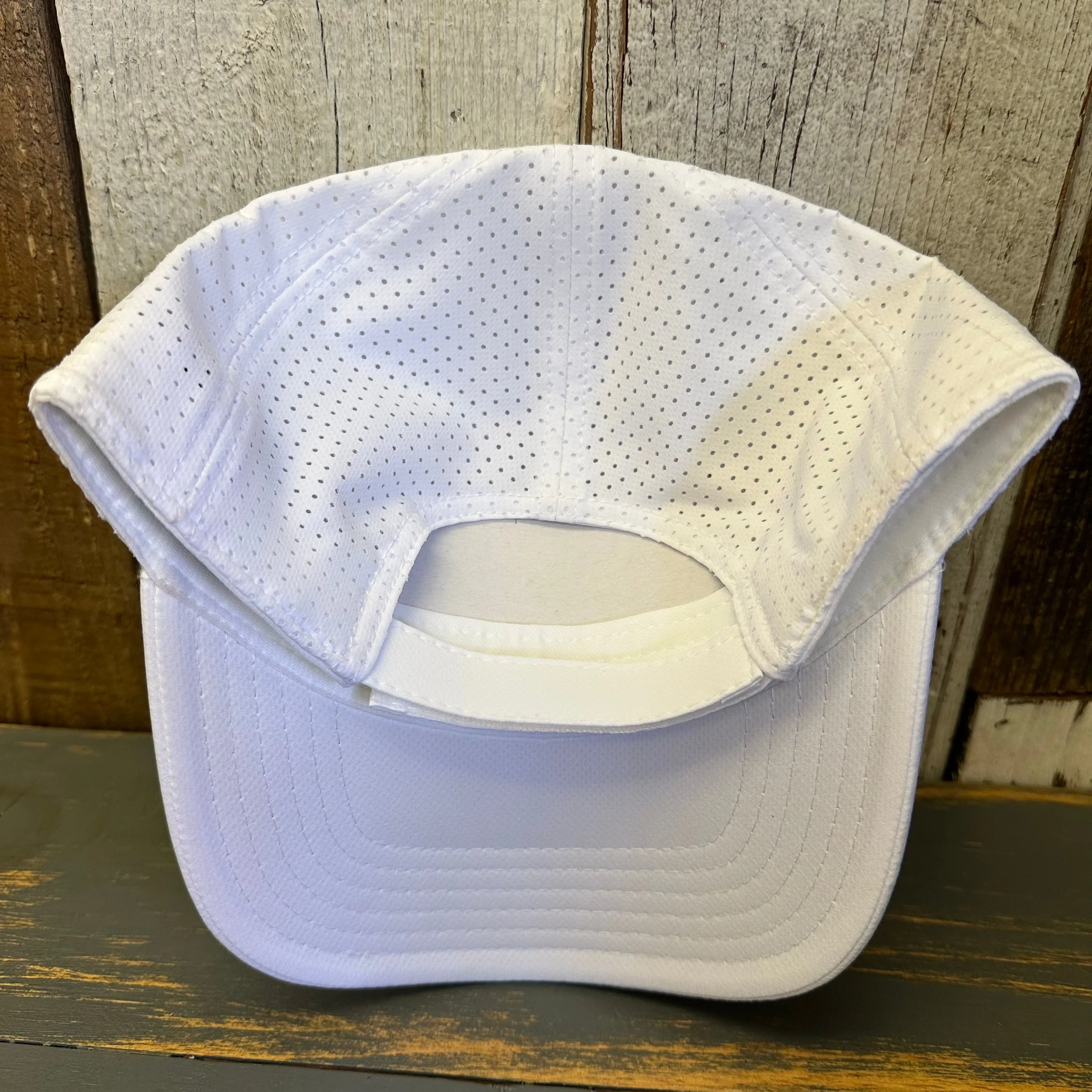 Hermosa Beach SURF HERMOSA :: OPEN DAILY - 6 Panel Low Profile Baseball Cap - White