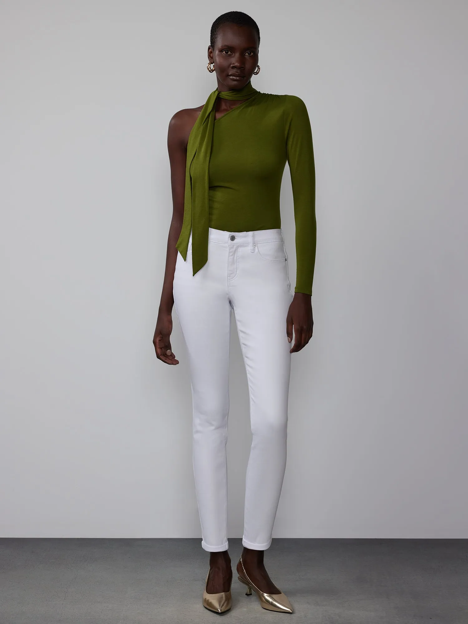 High Rise Curvy Skinny Jeans