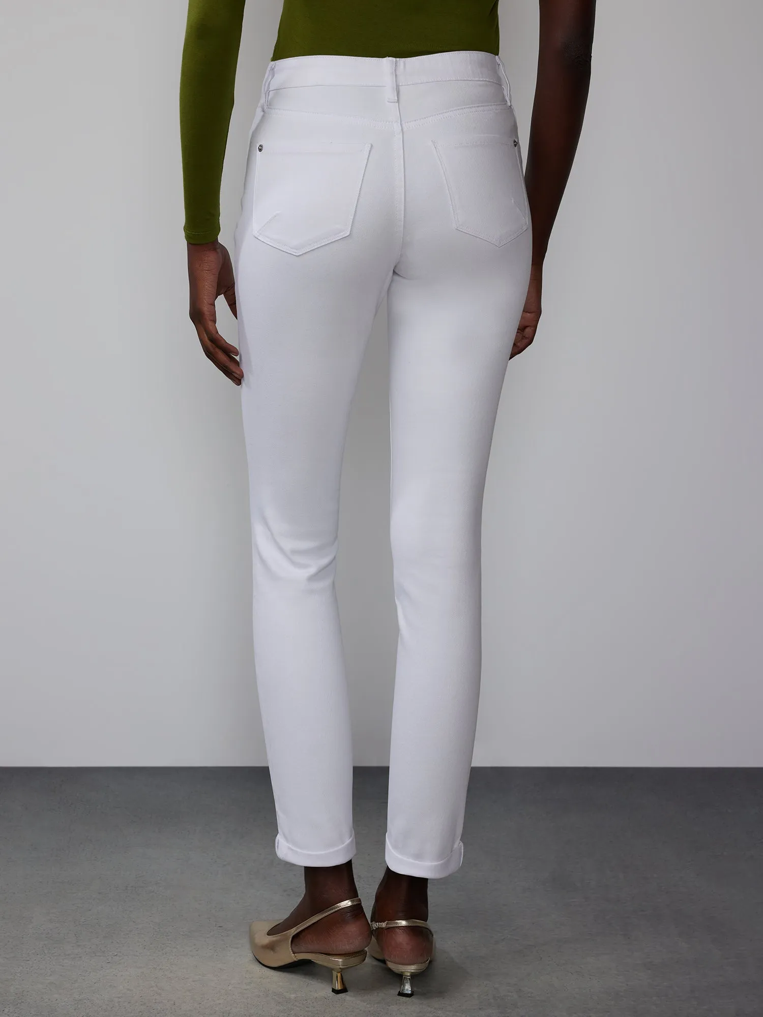 High Rise Curvy Skinny Jeans