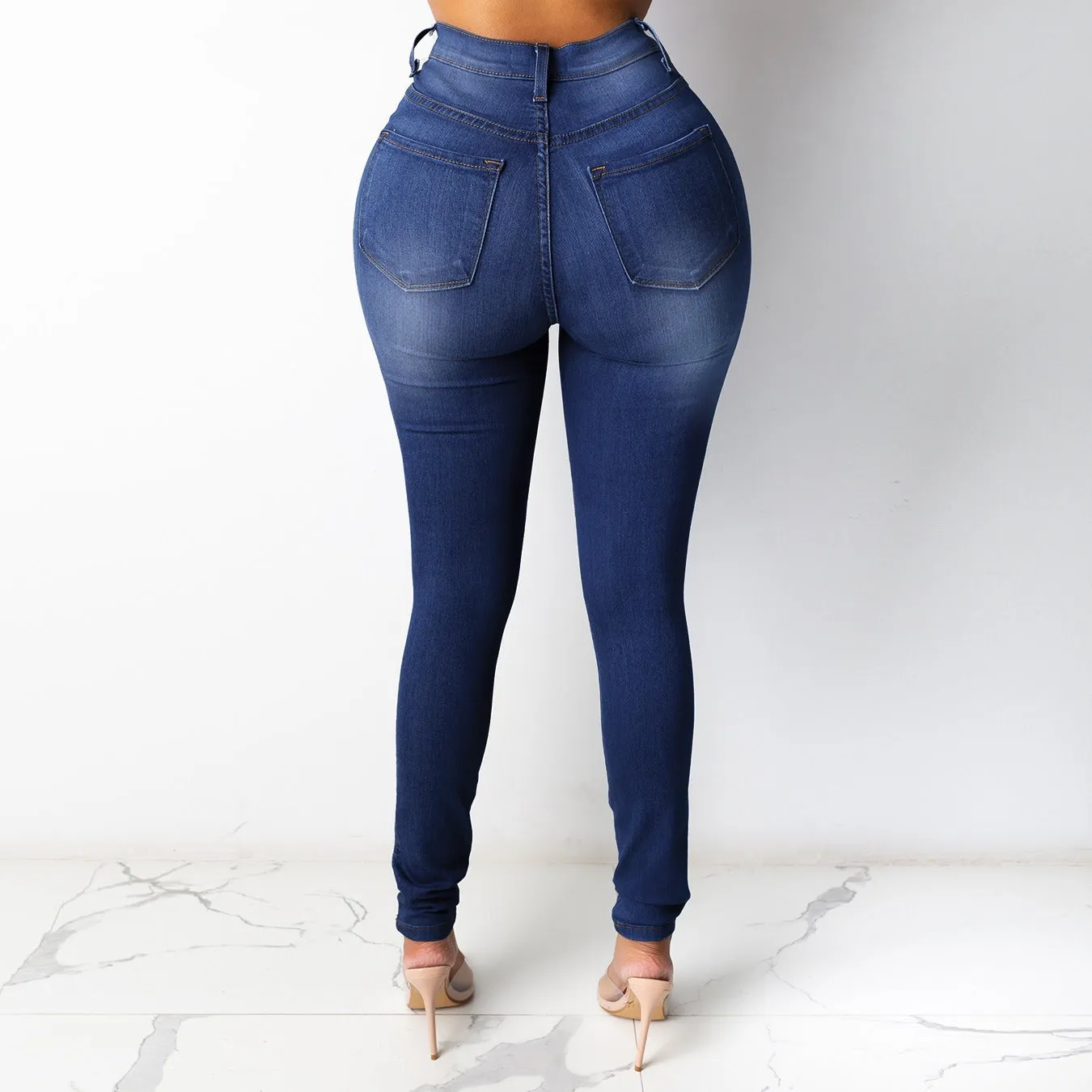 High Waist Denim Jeans