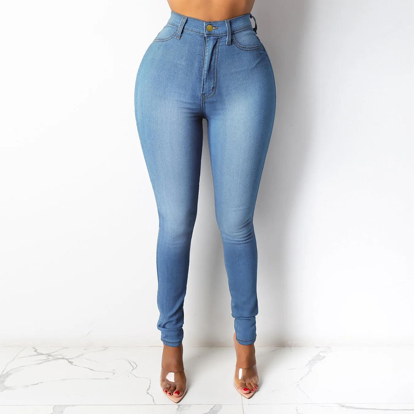 High Waist Denim Jeans