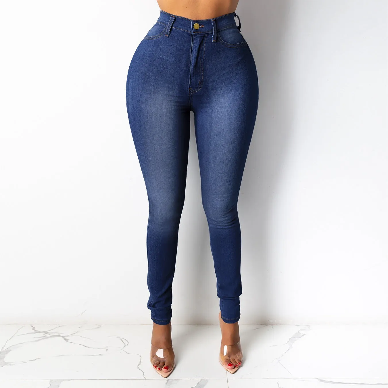High Waist Denim Jeans