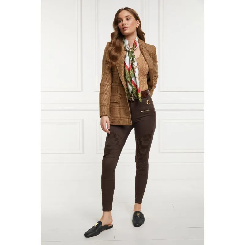 Holland Cooper Biker Ladies Jeans - Chocolate