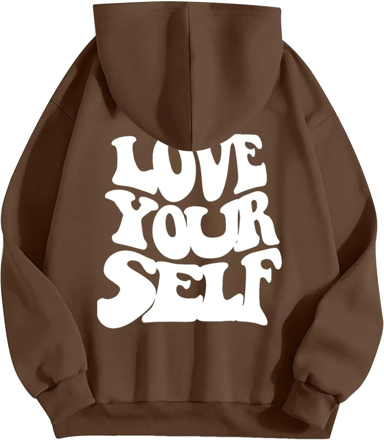 Jesus Loves You Christian Hoodies Women's Letter Graphic Casual Long Sleeve Drawstring Y2k Hoodie Fall Winter Sweatshirt