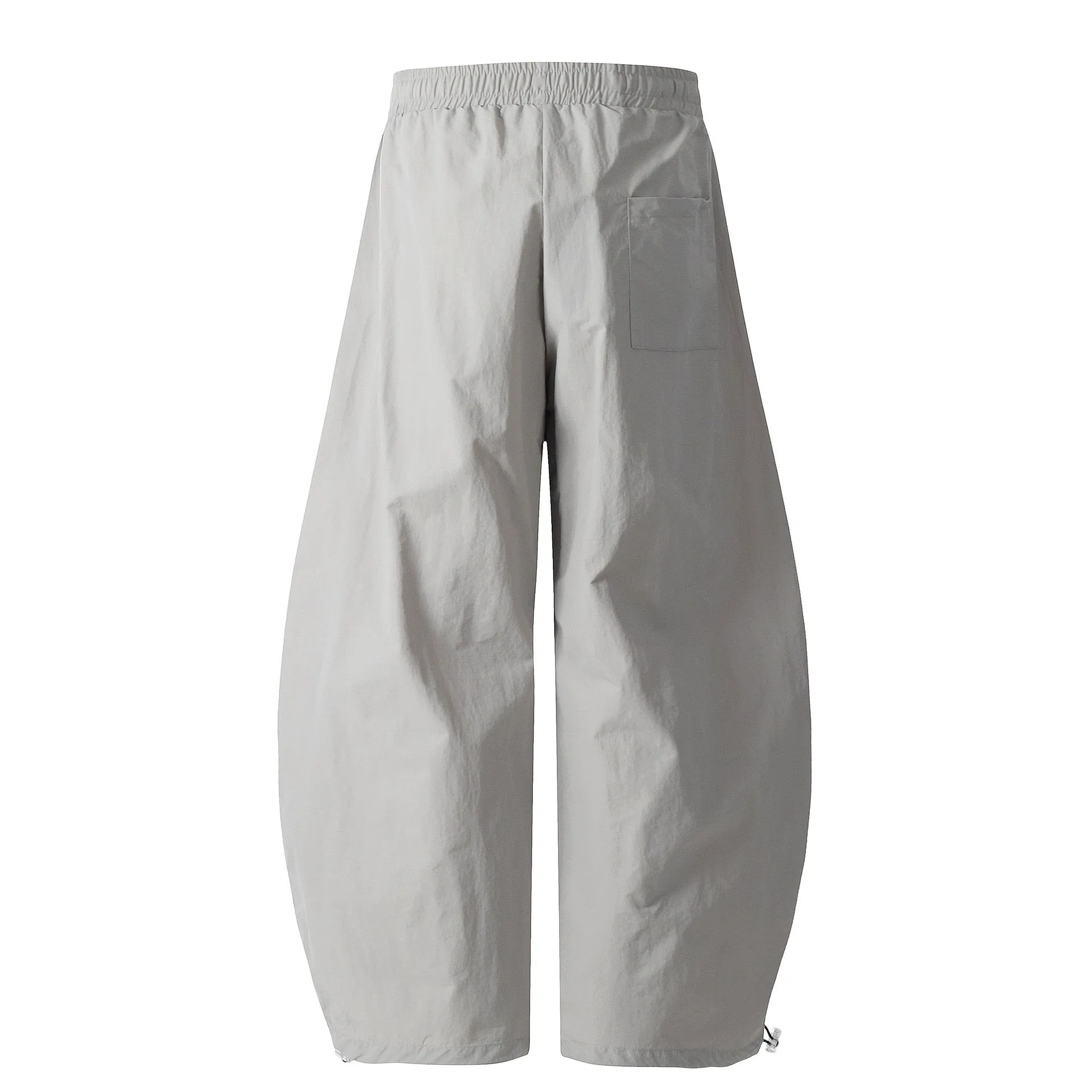 Letter Print Relaxed Fit Scimitar Casual Pants