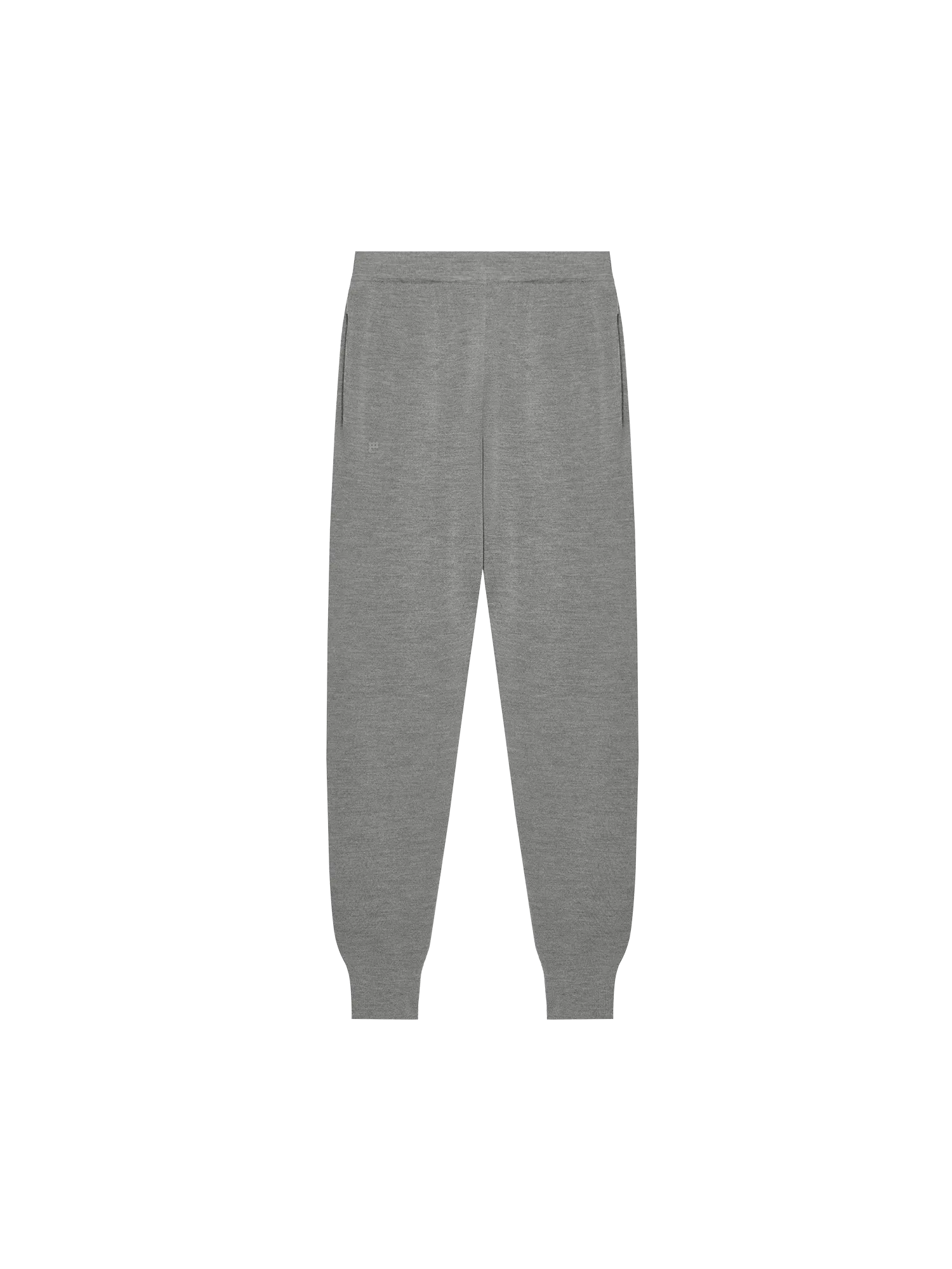 Mens DNA Regenerative Merino Wool Track Pants—grey marl