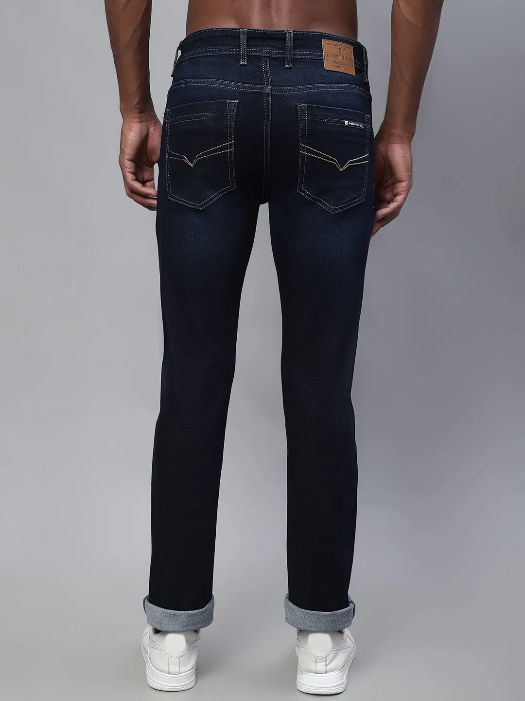 Men's Ultra Narrow fit No Fade Dirty Blue  Jeans