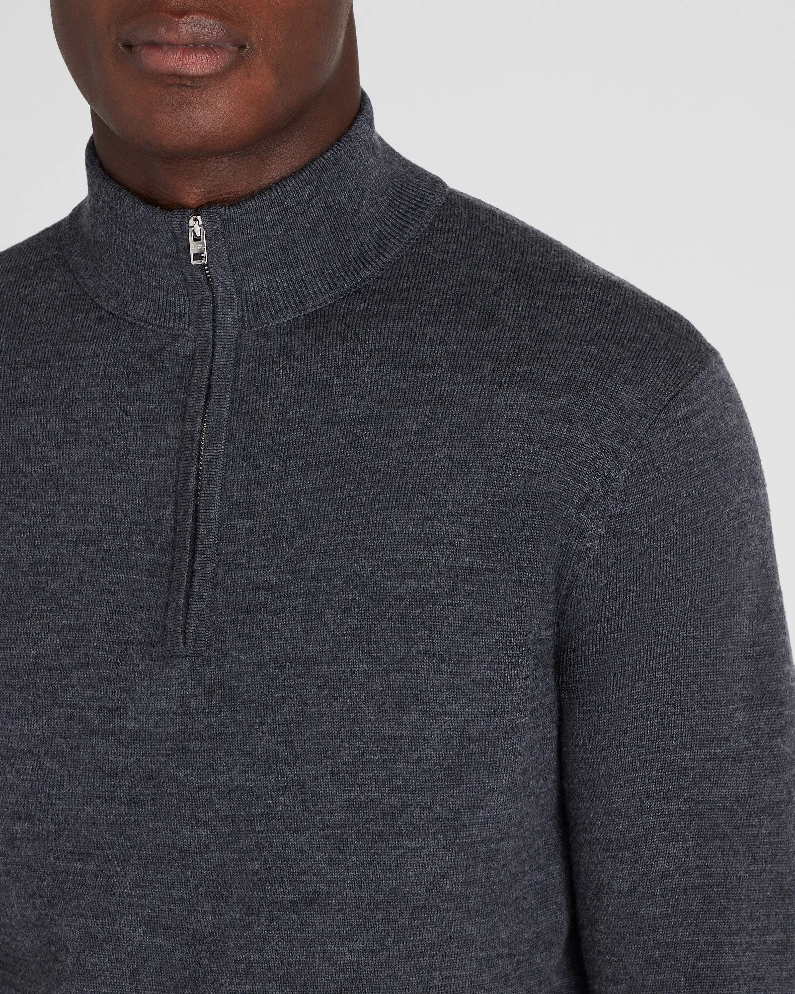 Merino Quarter-Zip Sweater