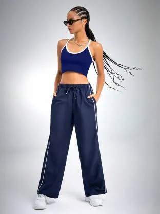 Midnight Blue Slim Fit Cami Top