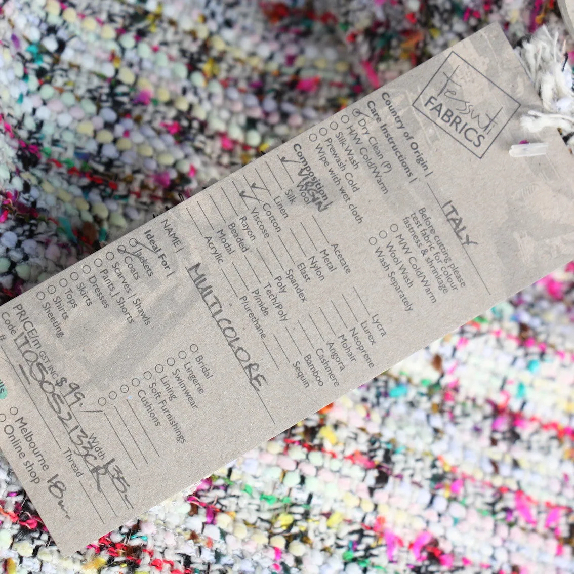 Multicolore Tweed