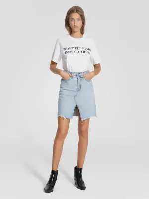 Nobody Denim Piper Skirt in long