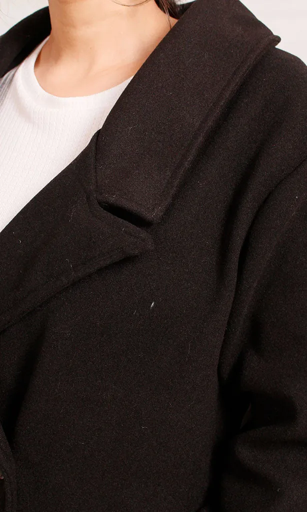 O199193 -Wool Long Coat - Brown