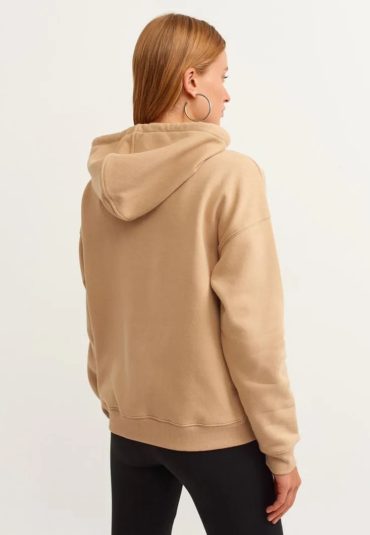OXXO - Hooded Cotton Jacket with Zip Closure