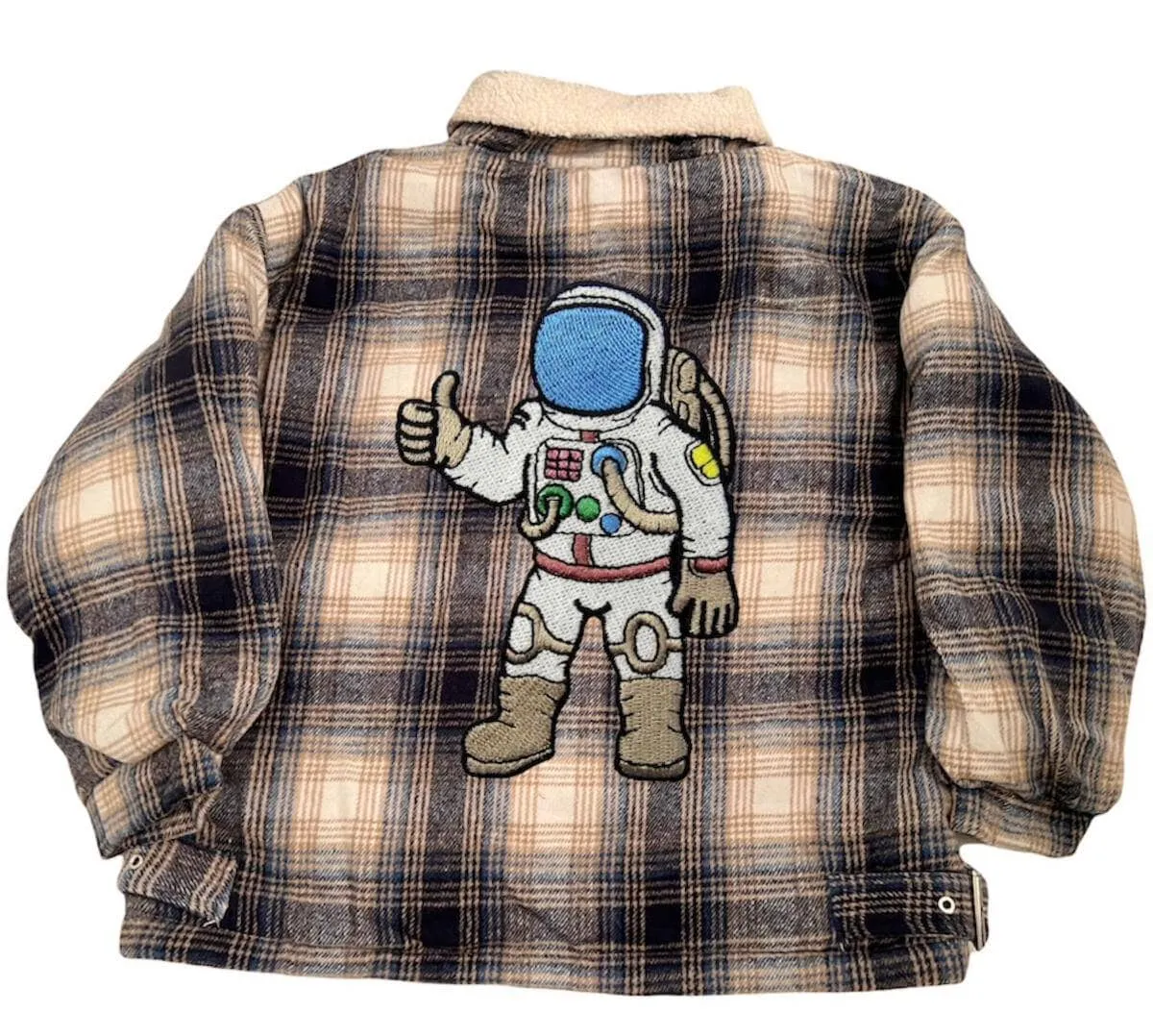 Plush Plaid Space Jacket