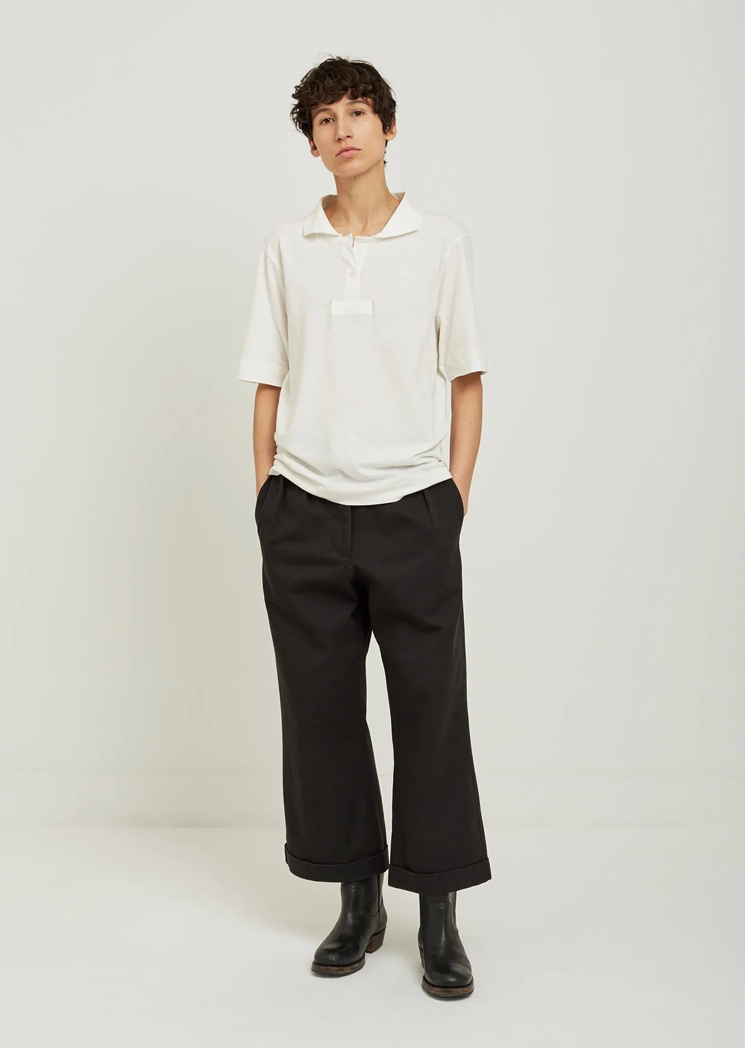 Polo Cotton Linen Shirt