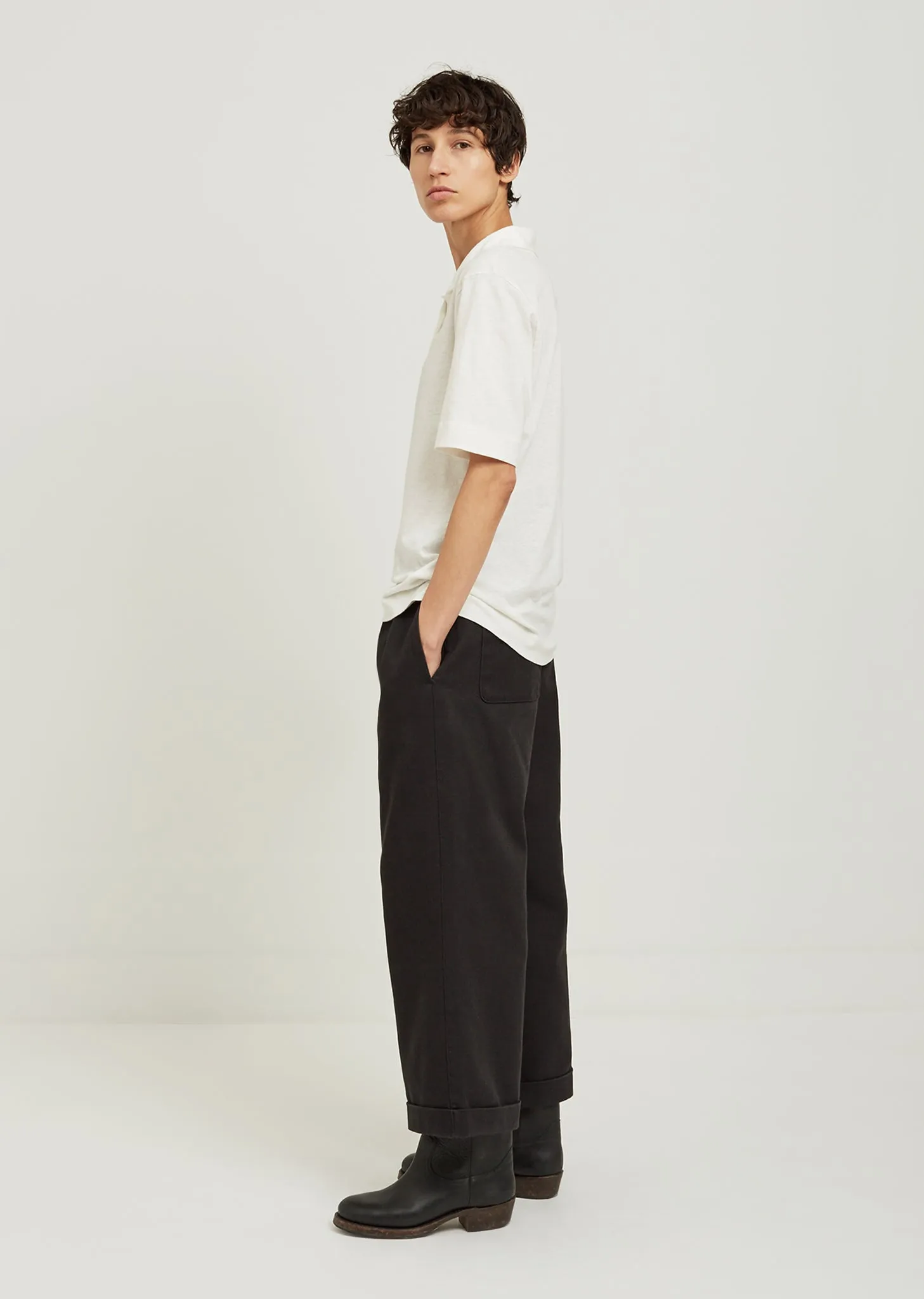 Polo Cotton Linen Shirt
