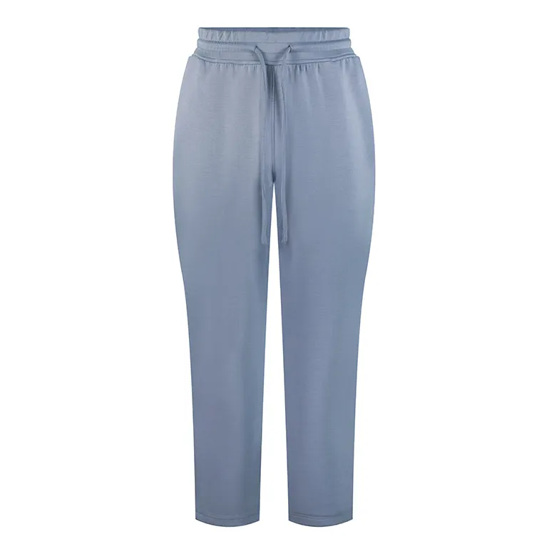 Premium Straight Pants For Women - Sky Blue