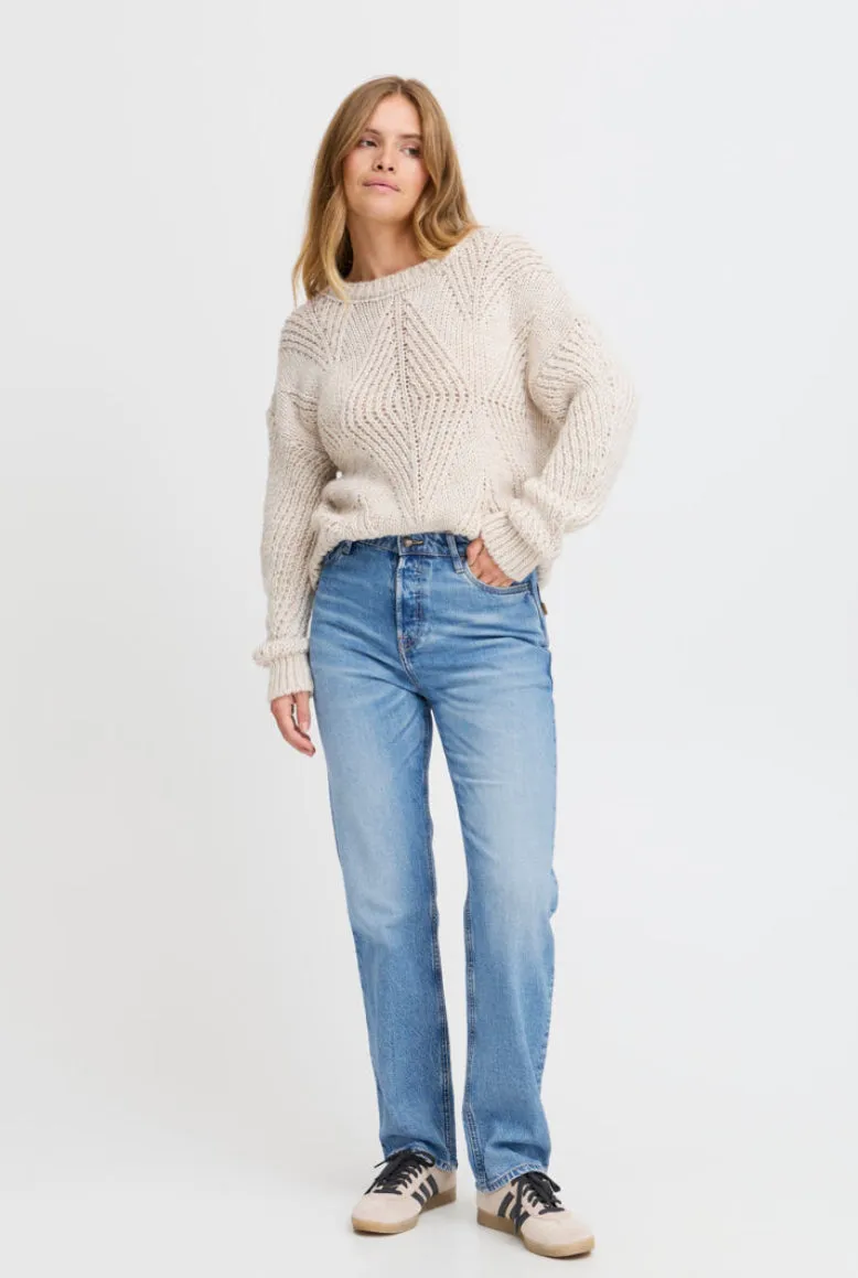 Pulz Robyn High Waist Jeans Straight Leg