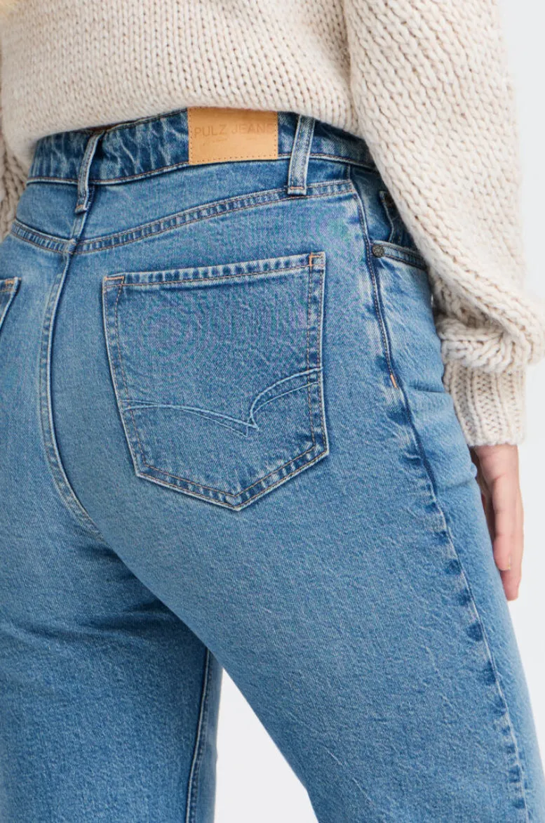 Pulz Robyn High Waist Jeans Straight Leg