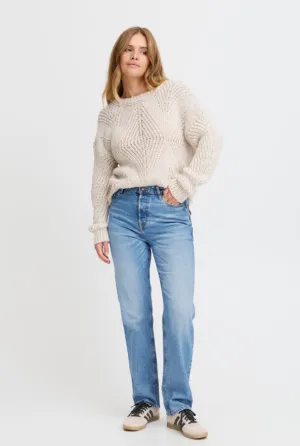 Pulz Robyn High Waist Jeans Straight Leg
