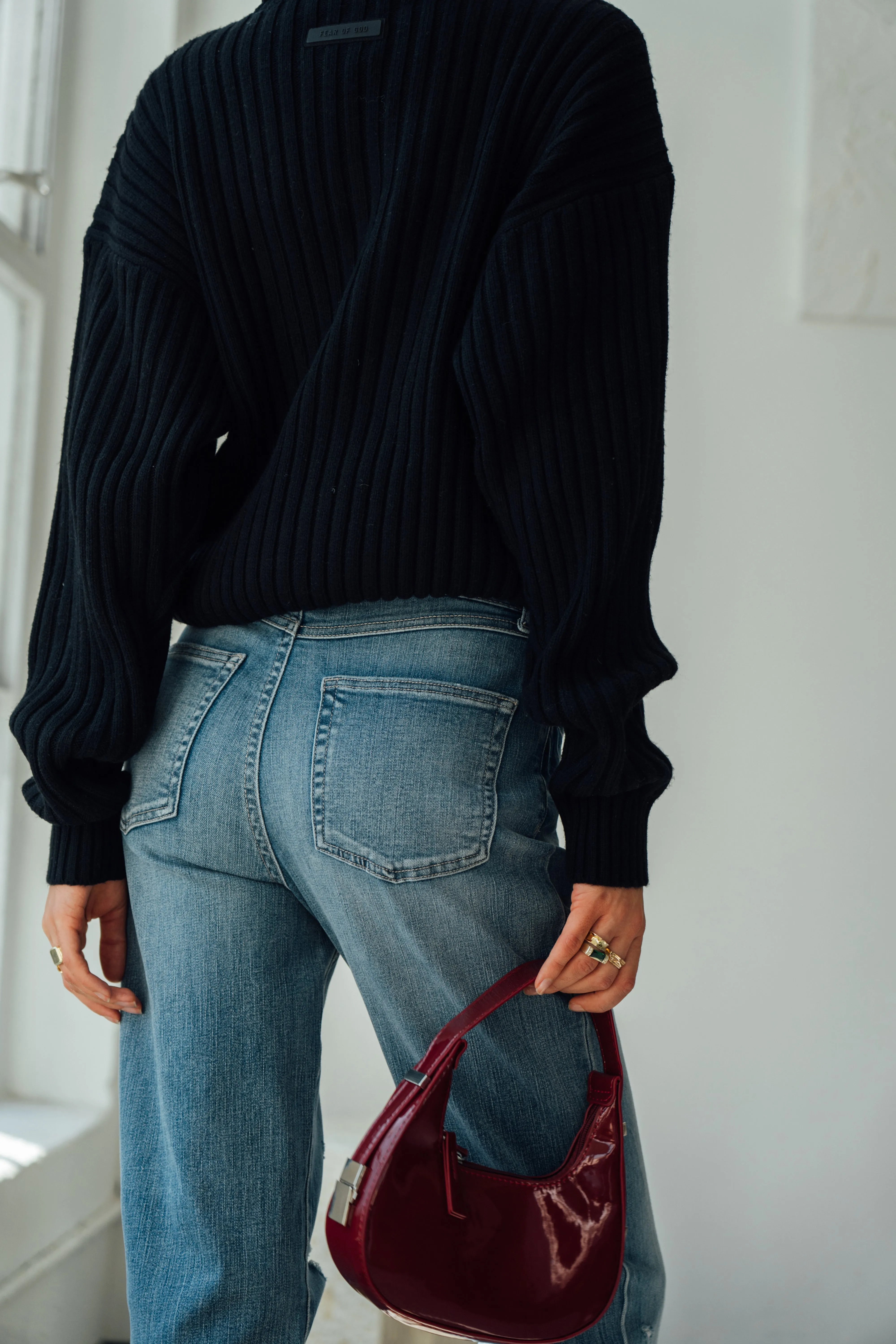 Stella High Rise 90's Sraight Jeans - Vintage Dark Blue