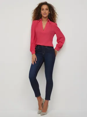 Tall Essential High-Waisted Skinny Ankle Jeans - Dark Wash