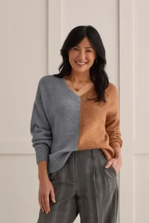 TR1474o L/S V-Neck Sweater