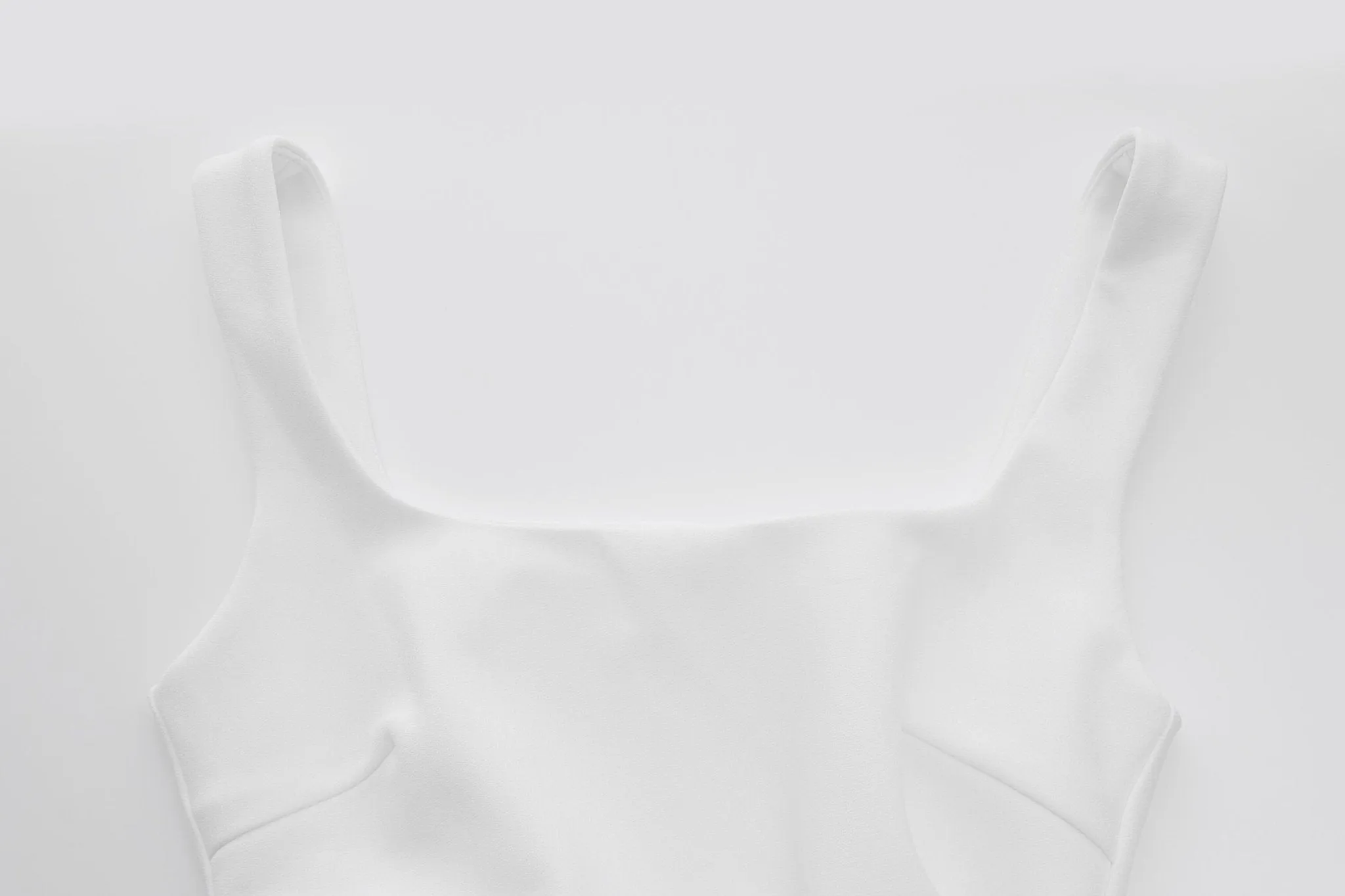 White Slim Dress