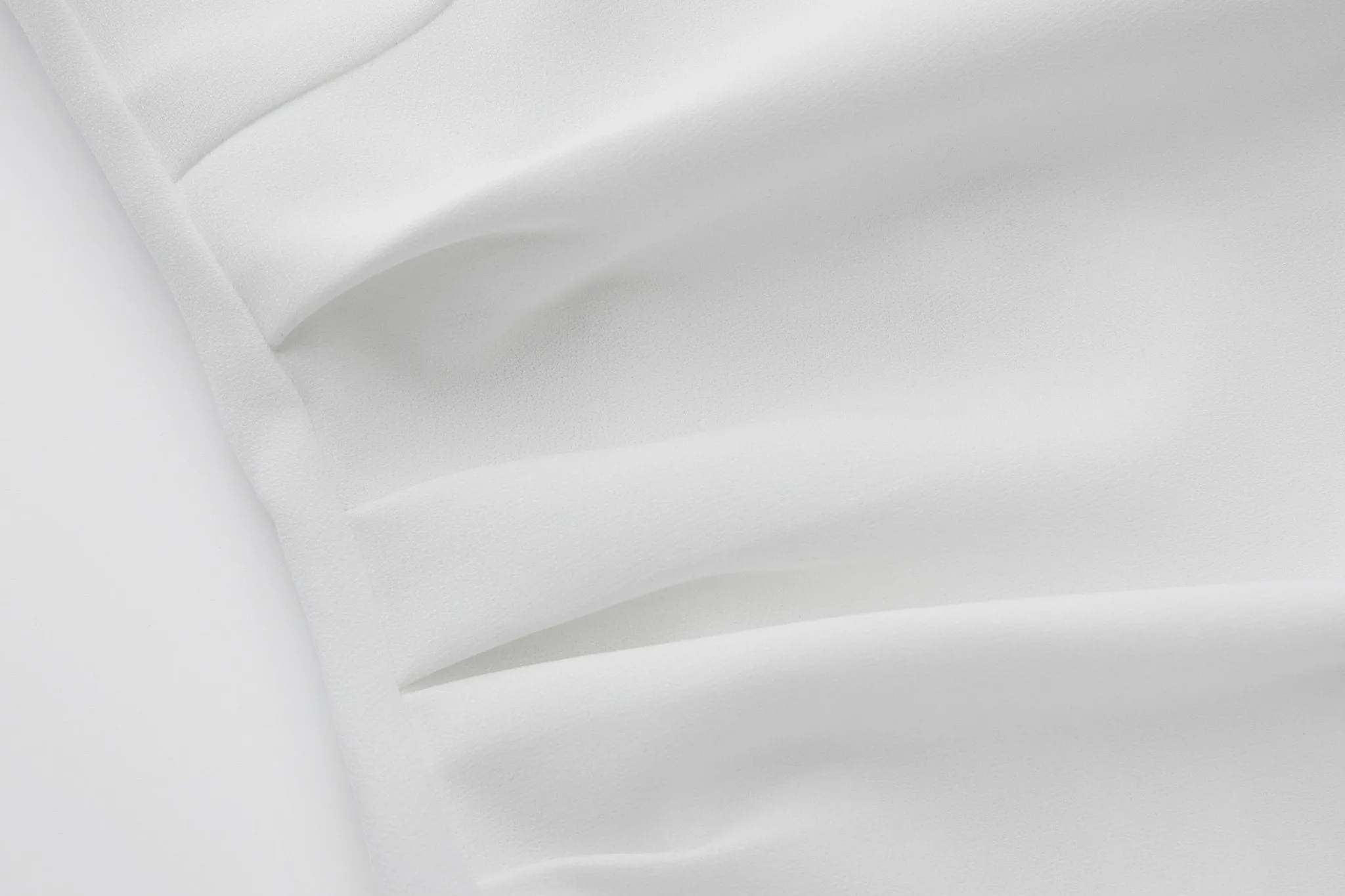 White Slim Dress