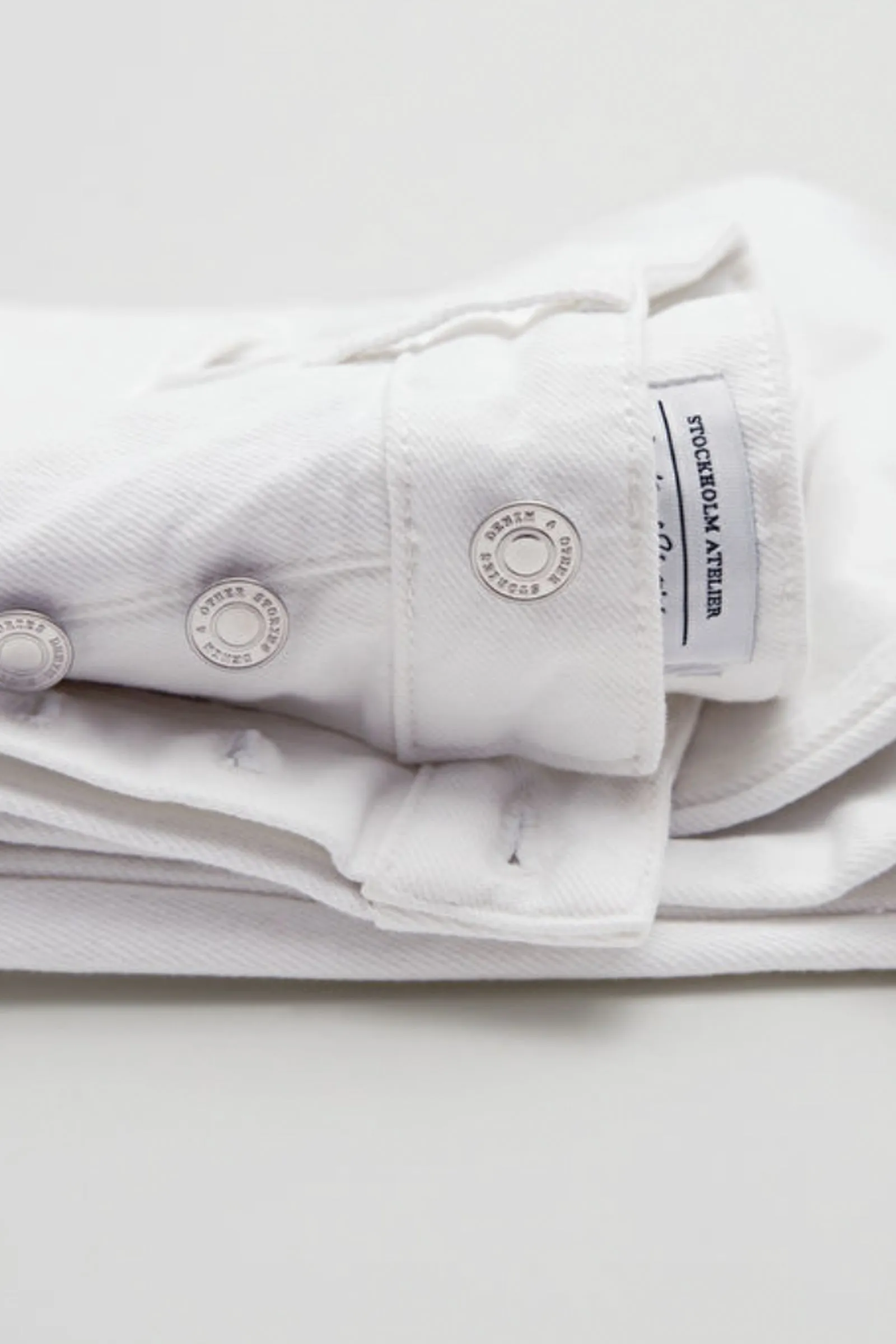 White Tapered Jeans