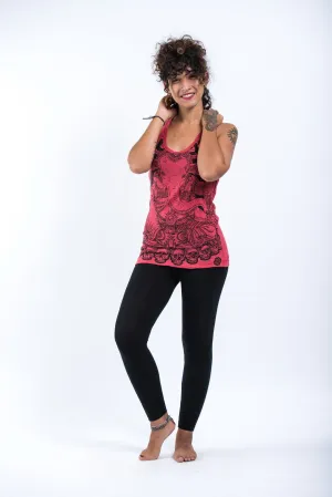 Womens Batman Ganesh Tank Top in Red