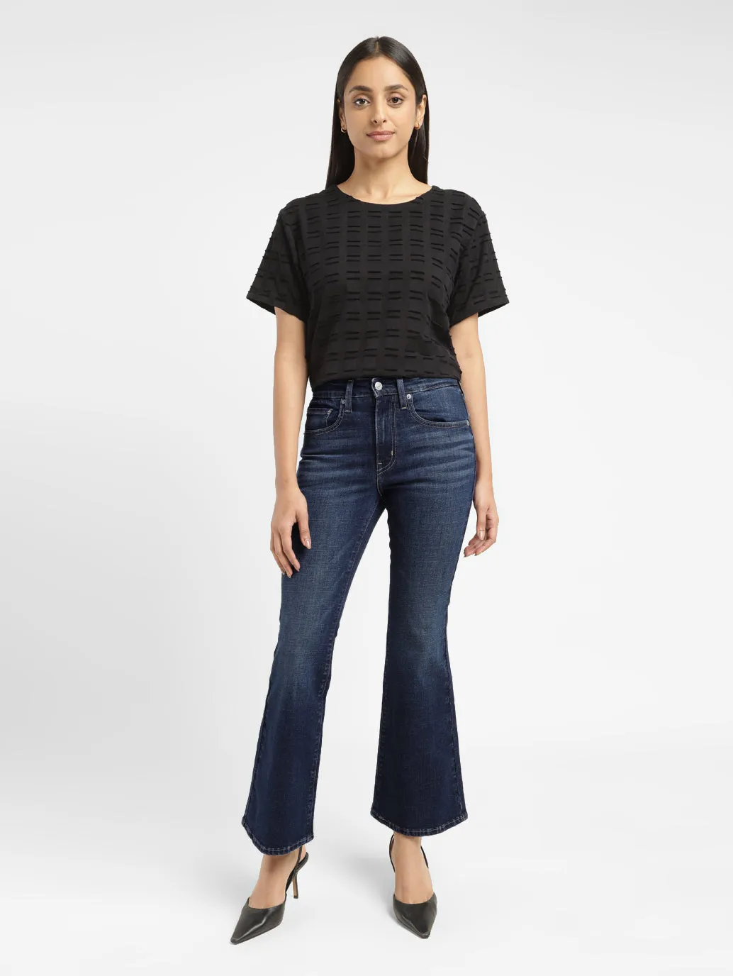 Women's Mid Rise 726 Flared Fit Jeans